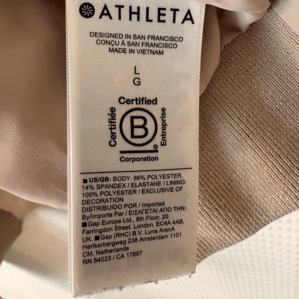 Athleta Endless Bomber Jacket in Abalone Sz lg - Picture 6 of 8